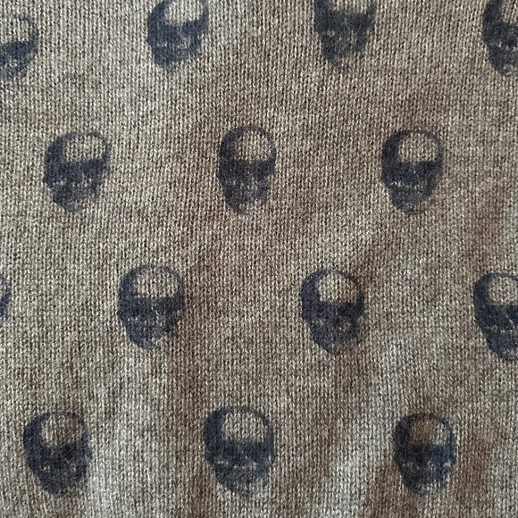 LAST CALL!!! 360 Cashmere Skull Cashmere Cardigan Womens L  NWOT - Picture 5 of 8